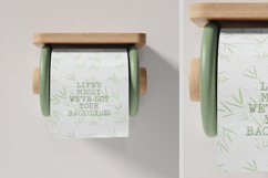 Toilet Tissue Paper Roll Mockup Product Image 2