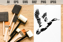 Stencil Flying Duck Product Image 2