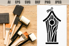 Stencil Rustic Birdhouse Product Image 2