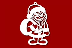 Santa svg, Santa Claus svg, Santa dxf, Cricut, Silhouette Product Image 2