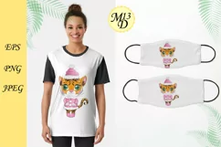 Cute cartoon tiger with beautiful eyes, Year of Tiger 2022 Product Image 2
