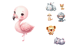 Cute Baby Animal Clipart Bundle Product Image 2