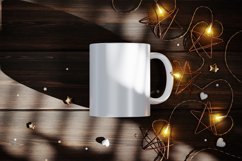 Ceramic Mug with Star String Lights Mockup Product Image 3
