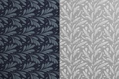 Vector Patterns Monochrome Abstract Floral Product Image 2