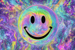 Vibrant Rainbow Watercolor Texture Seamless Background Product Image 1