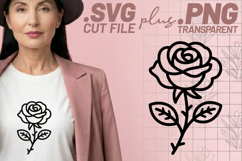 4x Floral SVG Rose Daisy PNG EPS Cut Files Cricut Crafts Product Image 3