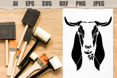 Stencil Goat Head Product Image 2