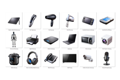 Technology PNG Clipart Set 30 Items for Sublimation, Print Product Image 2
