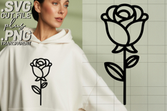 4x Floral SVG Rose Daisy Botanical Cut Files PNG Cricut Product Image 3