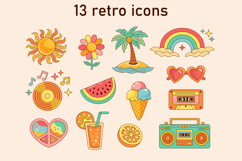 Groovy Summer Icon Pack Product Image 2