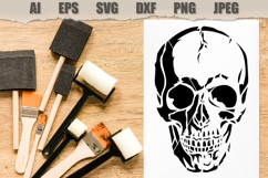 Stencil Skull Head Product Image 2