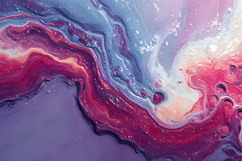 Colorful Fluid Acrylic Pour Paint Background Product Image 1