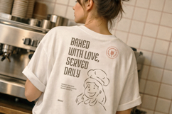 Bakery Quote Cute Graphic T-Shirt Design Product Image 2