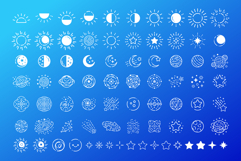 Space Line Icons Set Product Image 3
