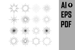 Big pack of vintage design elements. Design elements Product Image 4