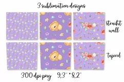 Lion sublimation design. Skinny tumbler wrap design. Product Image 2