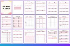 365 Days Planner Canva Interior Product Image 2