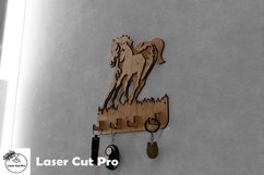 Running Horse Wall Coat Rack Wall Door Hook Lamp Hanger Product Image 2