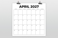 2027 Square Bold 12x12 Calendar Product Image 2