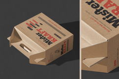 Kraft Gable Box Mockup Product Image 2