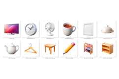 Everyday Life PNG Clipart Set 12 Items for Sublimation Product Image 2