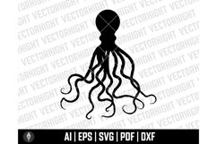 Octopus shapes SVG, Octopus Shape Ai, Eps, Pdf, Dxf. Octopus Product Image 7