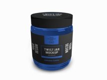 Medium Twist Jar Packaging 3D Mockup Template Bundle Product Image 3