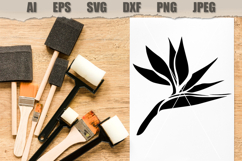 Stencil Strelitzia flower Product Image 2