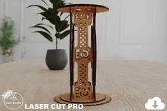 3D Decorative Wooden Pots Vase Flower Vase New Home Gift Product Image 3