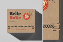 Tear Strip Mailer Kraft Box Mockup Product Image 2