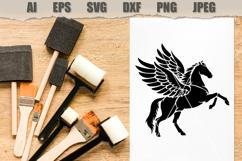 Stencil Pegasus Horse Product Image 2
