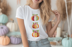 Patchwork Pumpkin Clipart Set Product Image 2
