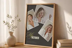 Dark Luxury Photo Collage Editable Canva Template Product Image 2
