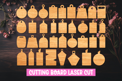 35 Wooden Cutting Board Shapes for Laser Cut Product Image 1