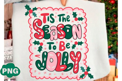 Preppy Coquette Jolly Christmas PNG Product Image 2