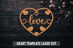 Heart SVG,Laser Cut, Valentine Heart laser Cut Product Image 1