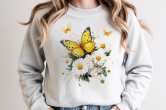 Butterfly with Daisy Flowers Product Image 2