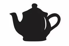 Teapot svg, teapot dxf, teapot png, Cricut, Silhouette Product Image 2