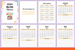2024 Blog Planner Canva Interior Product Image 2