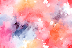 Warm Watercolor Abstract Splash Texture Digital Paper Product Image 1