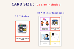 Online Security &amp; Bullying Flash Cards Product Image 2