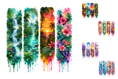 Watercolor Summer Beach Sublimation PNG Product Image 2