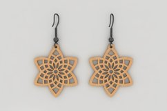 Wood Acrylic Earring SVG Cut Files / Laser Jewelry Templates Product Image 7