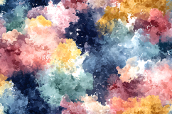 Watercolor Abstract Paint Splatter Seamless Digital Paper Product Image 1