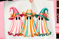 Spooky Ghost Friends Halloween PNG Product Image 1