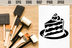Stencil Cake Slice Product Image 2