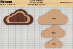 Flower craft Shapes Different sizes laser cut svg files 723 Product Image 1