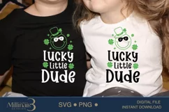 Lucky Little Dude Svg ,The Dude Svg,Birthday Dude Svg, Product Image 2