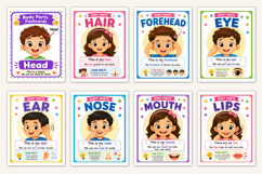 Body Parts Flashcards for Kids Product Image 2
