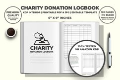 Charity Donation Logbook KDP Interior Product Image 2